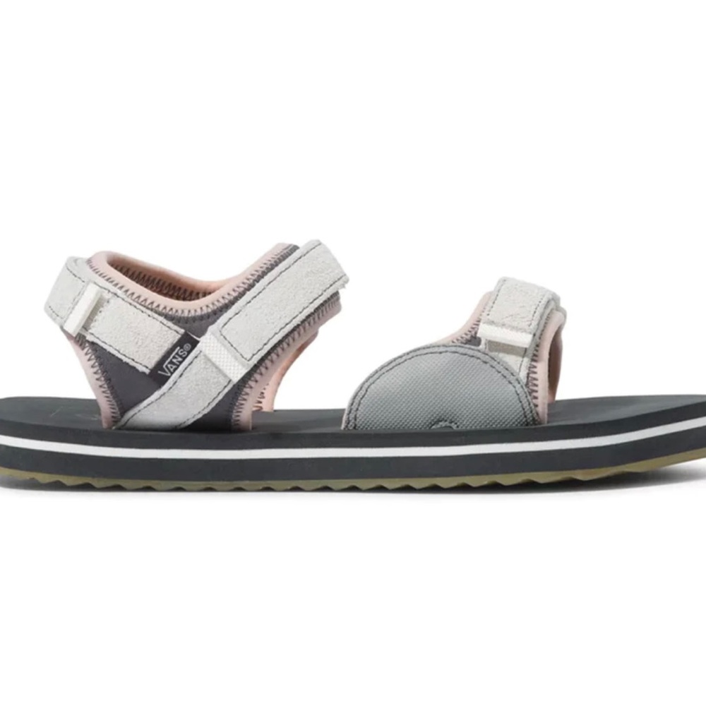 Vans - Suede Tri-Lock Sandal in Multi-Asphalt
